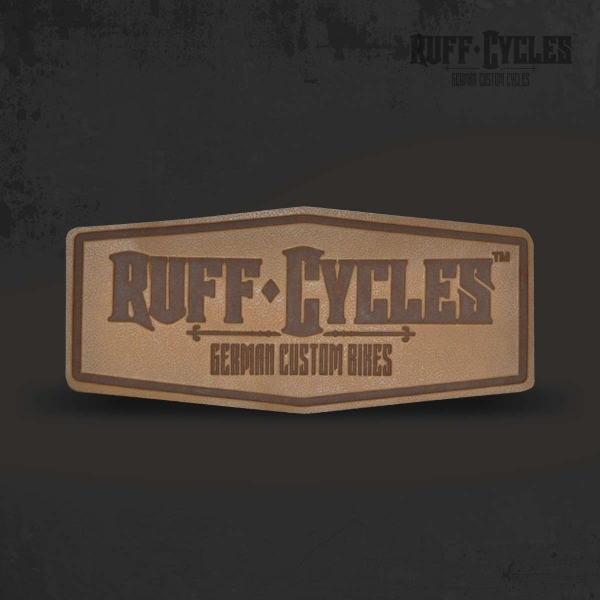 Patch Attitude Leather Logo - Ruff Cycles