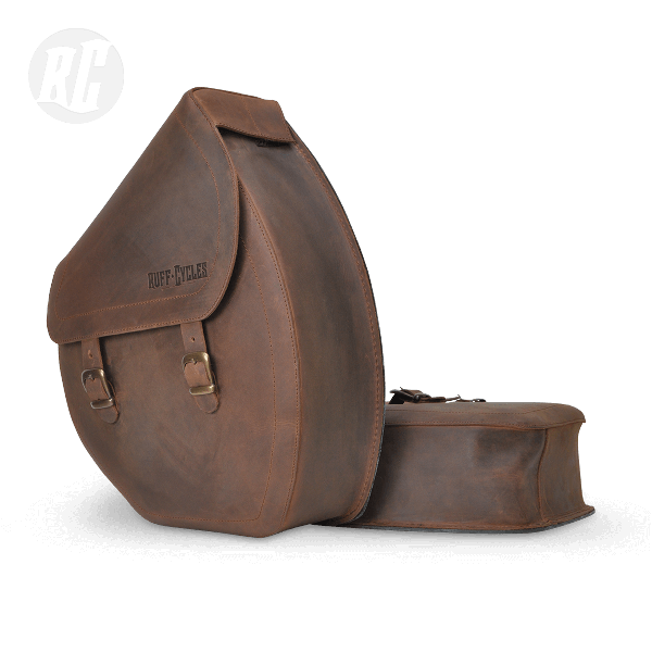 Saddle Bag Leather Brown - The Ruffian