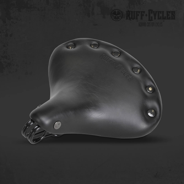 Ruff Cycles Seat Stockman Leather - Black