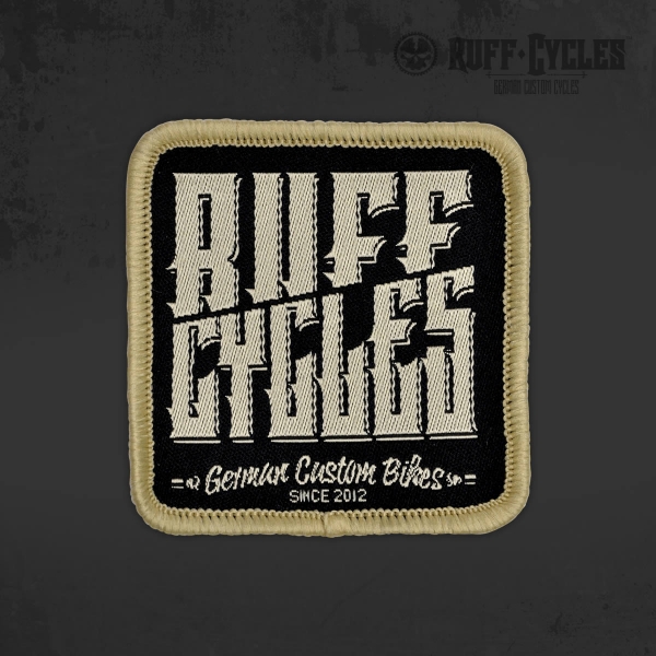 Ruff Cycles Patch - Retro Black/Beige