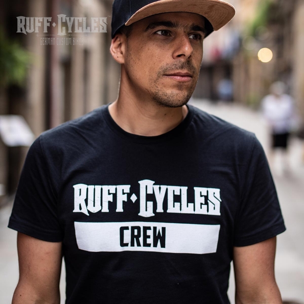 T-Shirt Crew Black - Ruff Cycles