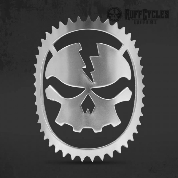 Ruff Cycles Skully Headbadge CP