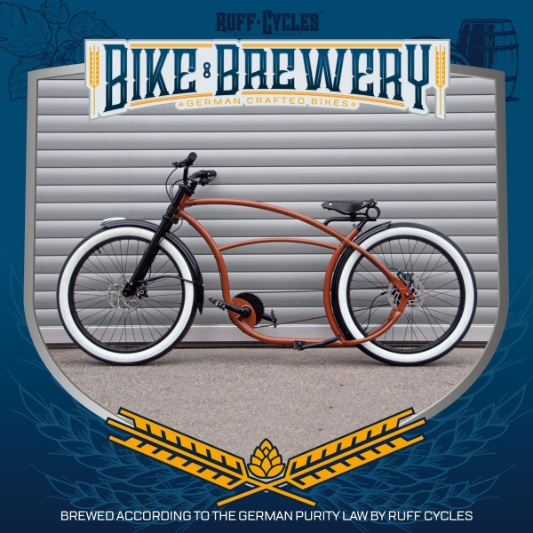 Ruff Cycles Bike Brewery - Custom Bike - Muddy Brown - Basman