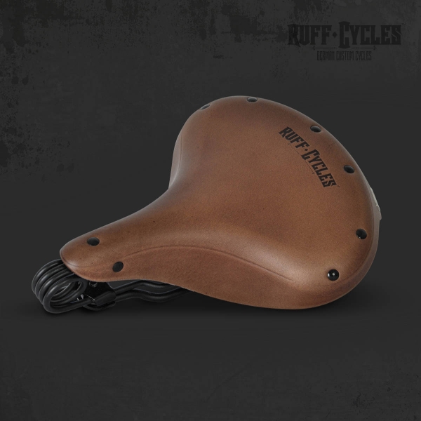 Ruff Cycles - Leather Seat Wrangler Brown