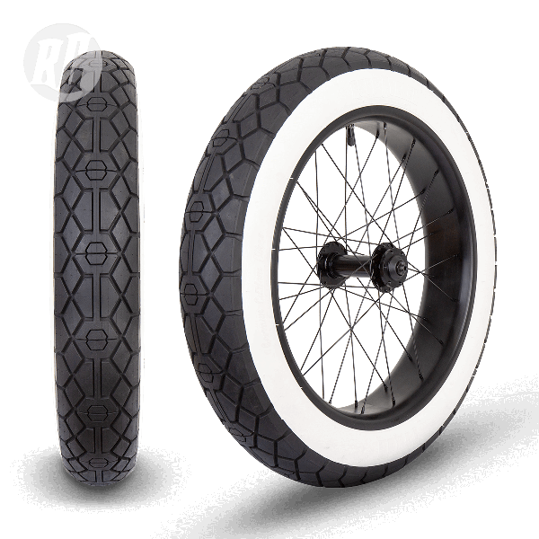 Tire Tyron 20"x4.0 White Wall - Ruff Cycles