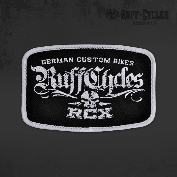 Ruff Cycles Patch - RCX Black/White