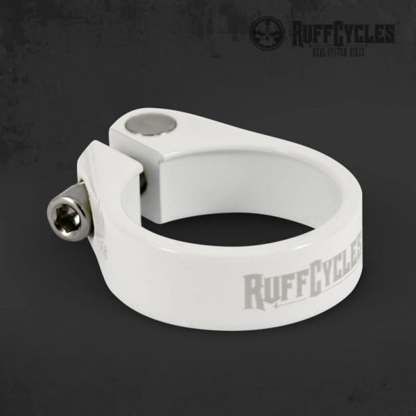Ruff Cycles Seat Post Clamp White (31.8mm)